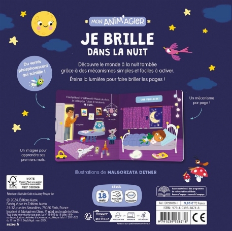 Mon Anim'agier - Je brille dans la nuit | Auzou