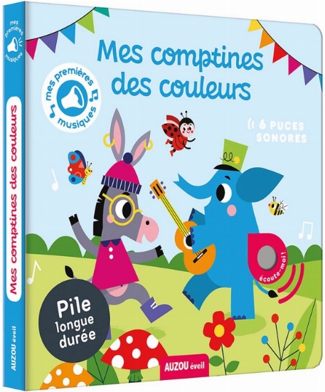 Mes premiers sonores - Mes comptines des couleurs | Auzou