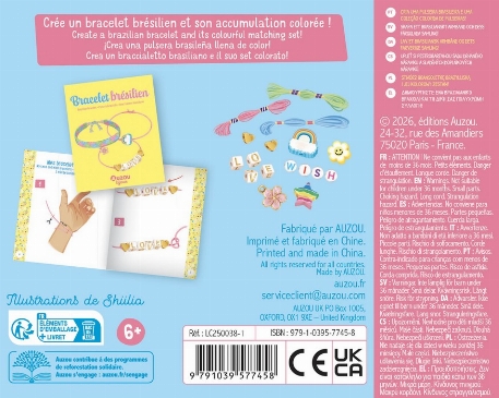 Mon superbe bijou - Bracelet brésilien | Auzou