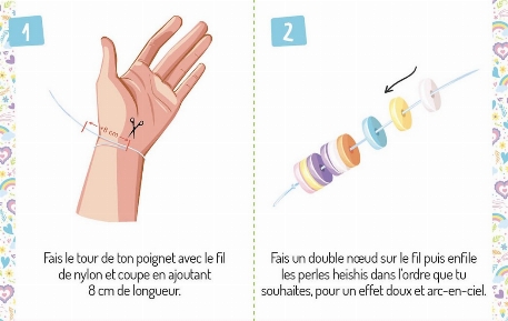 Mon superbe bijou - Mes bracelets d'amitié Arc-en-ciel | Auzou