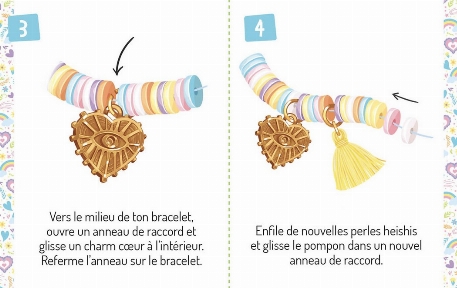Mon superbe bijou - Mes bracelets d'amitié Arc-en-ciel | Auzou