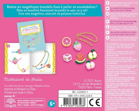 Mon superbe bijou - Ma petite accumulation de bracelets fluos | Auzou