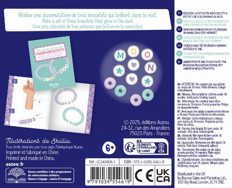 Mon superbe bijou - Ma collection de bracelets phosphorescents | Auzou
