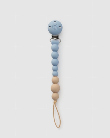 Attache-suce en silicone - Bleu brume | Loulou Lollipop