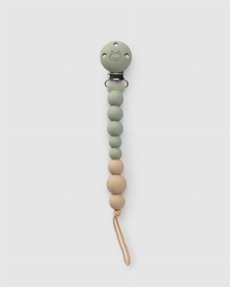 Attache-suce en silicone - Vert sauge | Loulou Lollipop