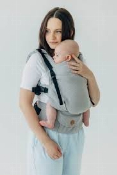 Porte-bébé ajustable LennyUpGrade PRO - Tissage en chevrons - Little Herringbone grey | LennyLamb