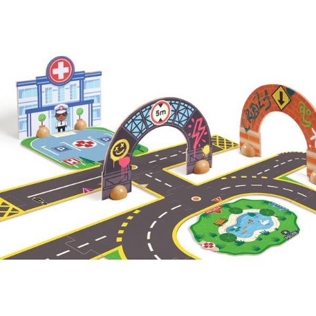 Crazy Motors/ Puzzl'Up Ville-Géant - 33 pcs | Djeco