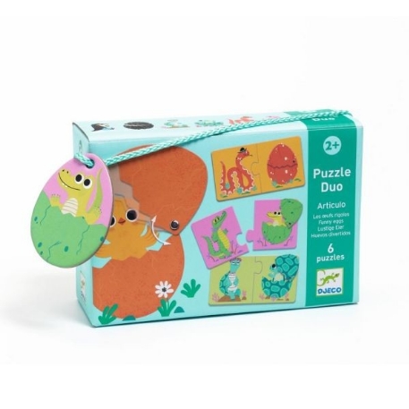 Puzzle duo - Articulo Les oeufs rigolos | Djeco