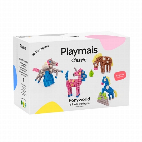 Playmais - Ponyworld - 800 pièces | Play&Go