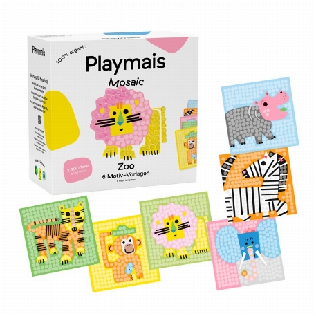 Playmais - Zoo de mosaïque - 2300 pièces | Play&Go