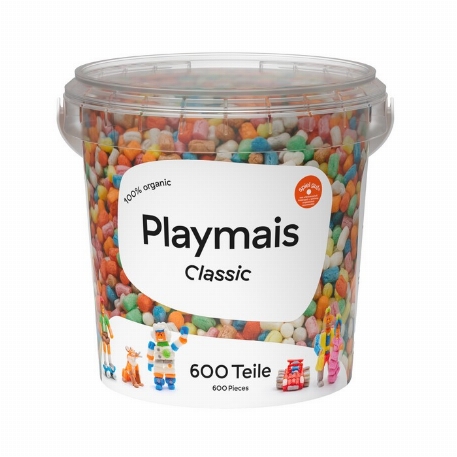 Playmais - Classique seau - 600 pièces | Play&Go