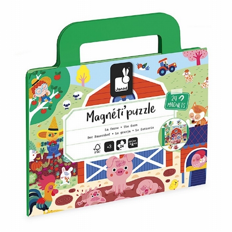 Magneti'puzzles - Ferme - 24 pièces | Janod