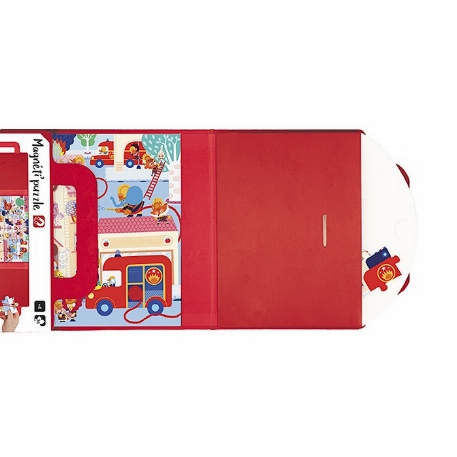 Magneti'puzzles - Pompiers - 36 pièces | Janod