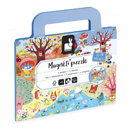 Magneti'puzzles - 4 saisons - 36 pièces | Janod