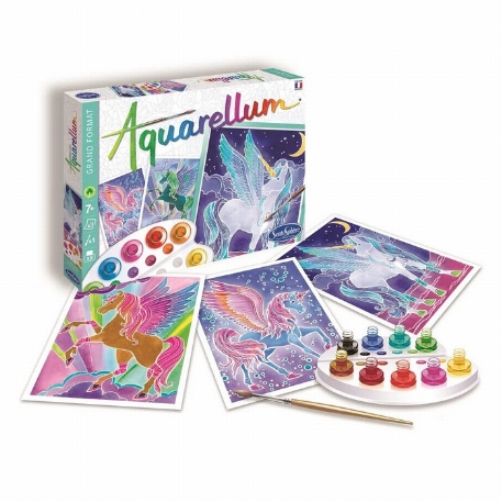 Aquarellum Grand format - pégases | Sentosphère