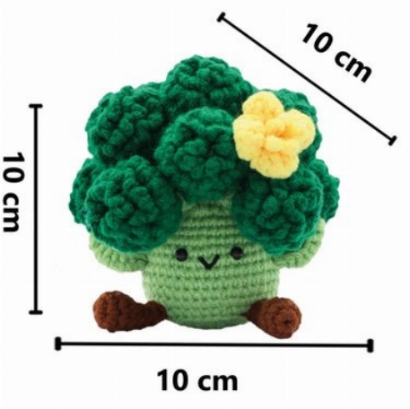 Kit DIY crochet mini brocoli | Pierre Belvédère
