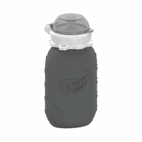 Pochette réutilisable pour aliments 6oz - Gris | Squeasy Snacker