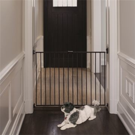 Barrière extensible en métal - Noir | Bily