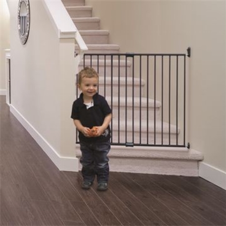 Barrière extensible en métal - Noir | Bily