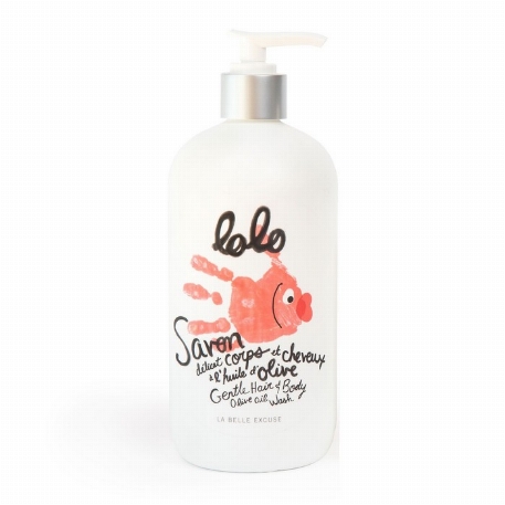 Savon délicat corps et cheveux à l’huile d’olive - 500 ml | Lolo et Moi