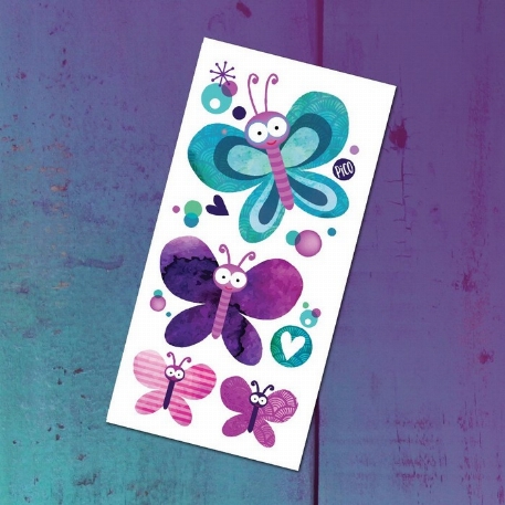 Tatouages temporaires - Les jolis papillons | PiCO
