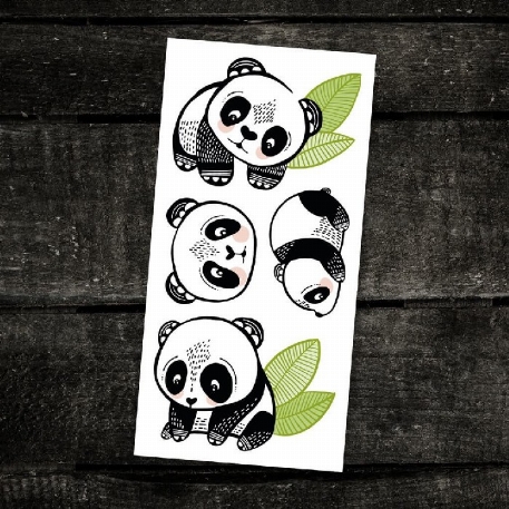 Tatouages temporaires, Les pandas sympas - PICO